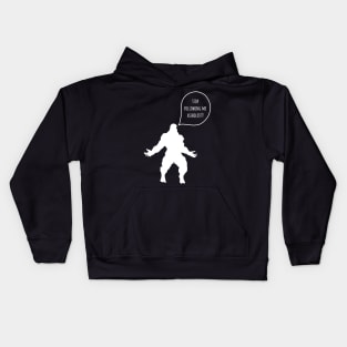 Funny Bigfoot - Stop Following Me Kids Hoodie